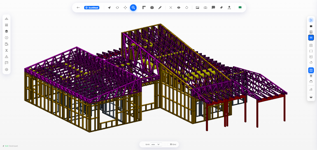 Frame-Smart 3D BIM Viewer Model